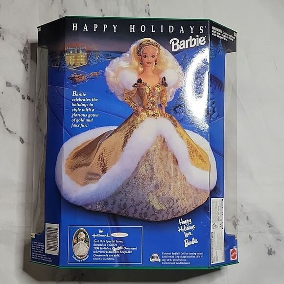 1994 Vintage Happy Holidays Special Edition Barbie - Picture 2 of 2